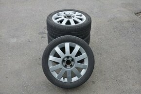 Alu kola 16", 5x100mm + pneumatiky 195/50 R16