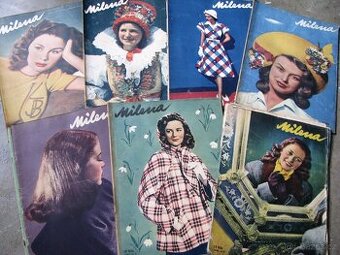 STAROŽITNÉ MODNÍ ČASOPISY - české i německé