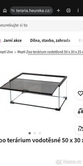 Terárium s horním uzavřením