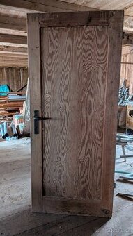 celodřevěné dveře  80P