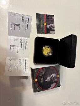 prodám Zlatá půluncová medaile Jože Plečnik proof