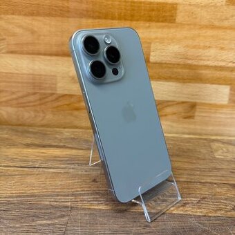 iPhone 15 Pro 256GB, eSIM, natural (rok záruka)