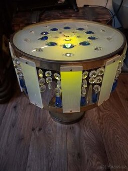 Retro stolní lampa Jablonecké sklárny – Typ 5021/2 – TOP sta