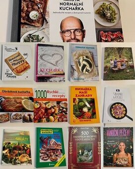 Prodám kuchařky, většina nové, při odběru více ks sleva