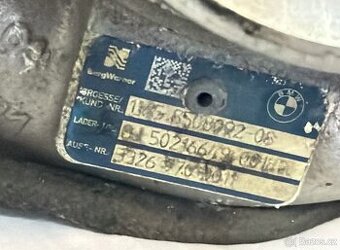 Prodám originální velké turbo BorgWarner z vozu BMW 535d