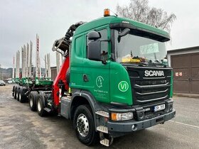 Lesovůz Scania G450 6x6,návěs DOLL,epsilon 170Q