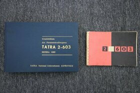 Tatra 603-2 katalog náhradních dílů a příručka řidiče - 1