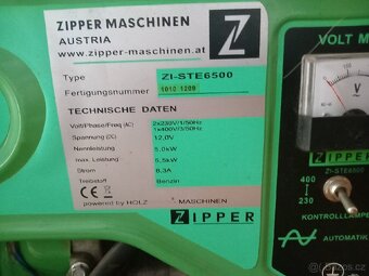 Elektrocentrála Zipper STE 6500