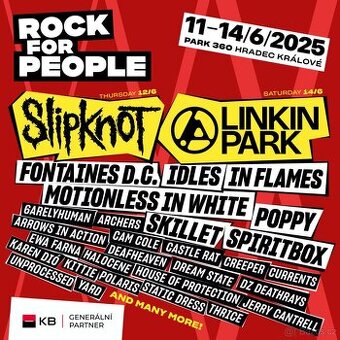 Dvě vstupenky na Rock for People 2025