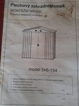 Prodám plechový zahradní domek.