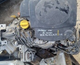 Dacia sandero, 1.4Mpi,55kw, 26.000km,09,motor