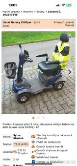 Elektrická čtyřkolka