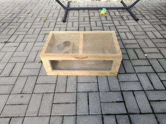 Mensi dřevěná klec pro hlodavce