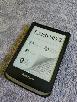 Čtečka Pocketbook Touch HD 3(metallic grey) + sklo
