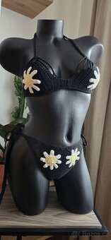 Handmade plavky s květy nové.