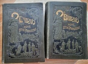1902 Blizovo Nové léčení přirozené  - kniha - 1
