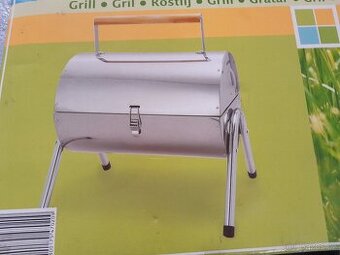 Prodám nový nerezový mini gril - 1