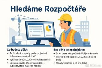 Hledáme Rozpočtáře/ Kalkulanta