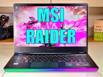 Herní notebook MSI RAIDER | RTX 3070 | i7-10870H | 300Hz