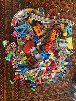 Obri Mix lego duplo vlaky a dalsi 8 kilo