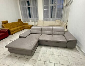 Sedací souprava rohová - kůže
