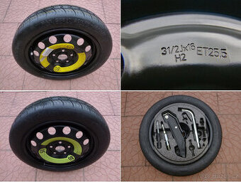 Rezerva dojezdovka originál VW 5x112 3,5Jx16 ET25,5