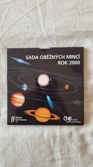 SADA OBĚŽNÝCH MINCÍ ČESKÉ REPUBLIKY 2000 VESMÍR