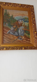 Prodám ručně vyšívaný obraz