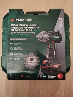 Aku Parkside rázový utahovák na kola auta - nový