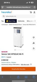 Mobilní klimatizace s wifi Sencor