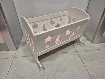 Kolébka pro panenky + postýlka zdarma