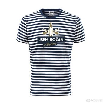 Vodácké pruhované tričko Božkov vel. L