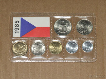 Staré ČSSR mince z roku 1985