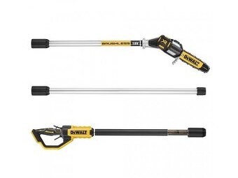 DEWALT Aku prořezávací pila 18V , lišta 20cm, teleskop 3m