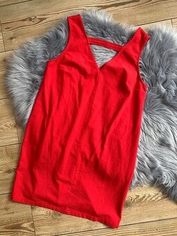 Dámské červené šaty Abercrombie & Fitch vel. XS/S