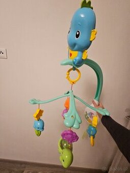 Dětský kolotoč nad postýlku – mořský motiv, hraje