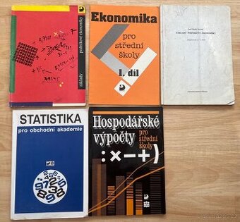 Učebnice – ekonomika, statistika (VELMI NÍZKÉ CENY)
