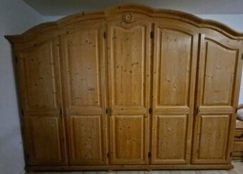 Rustikální ložnicová sestava smrk masiv,6425