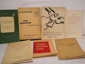 Prodám knihy od Edv. Beneše
