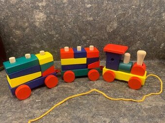 Dřevěný vláček NOVÉ