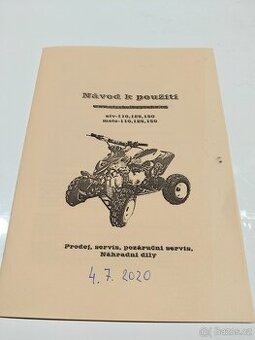 Dětská čtyřkolka 125cm3