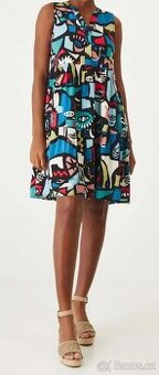 VZOROVANÉ LEHKÉ LETNÍ  ŠATY MEDICINE 40/L