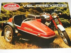 Jawa 350/634 se zapsanou side Velorex