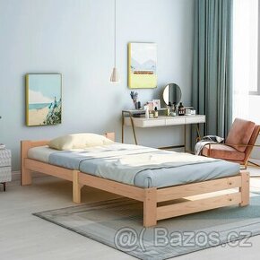 Futonová postel jednolůžko 90 x 200 cm - 1