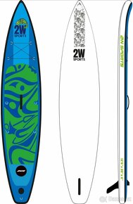 Paddleboard 2W SUP Touring 12`6 MSL fusion, nafukovací