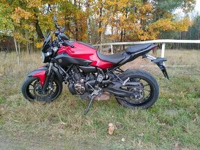 Yamaha MT-07, 55kW, r.v. 2016