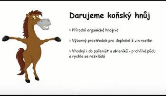 Koňský hnuj ZDARMA