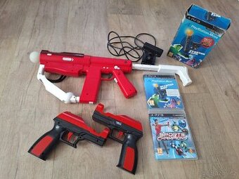 PS3 sharpshooter  2 Guns + PS move + game
