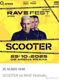 SCOOTER, VIP KLUBOVÉ PATRO, 25.10.2025 O2 ARENA