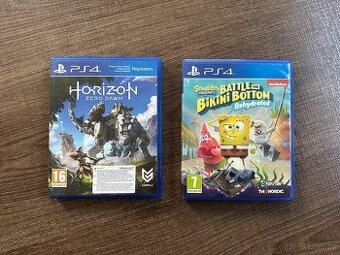 PS4 hry – Horizon Zero Dawn a SpongeBob